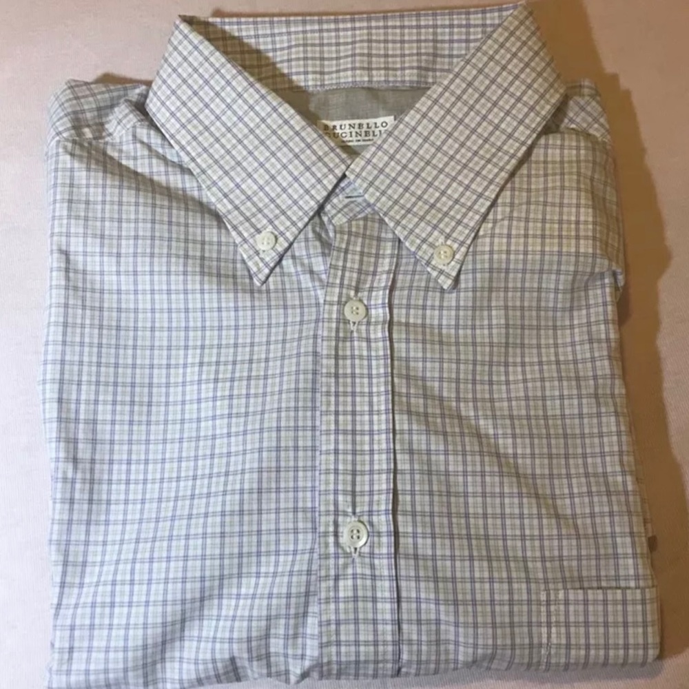 BRUNELLO CUCINELLI Mens Button Shirt